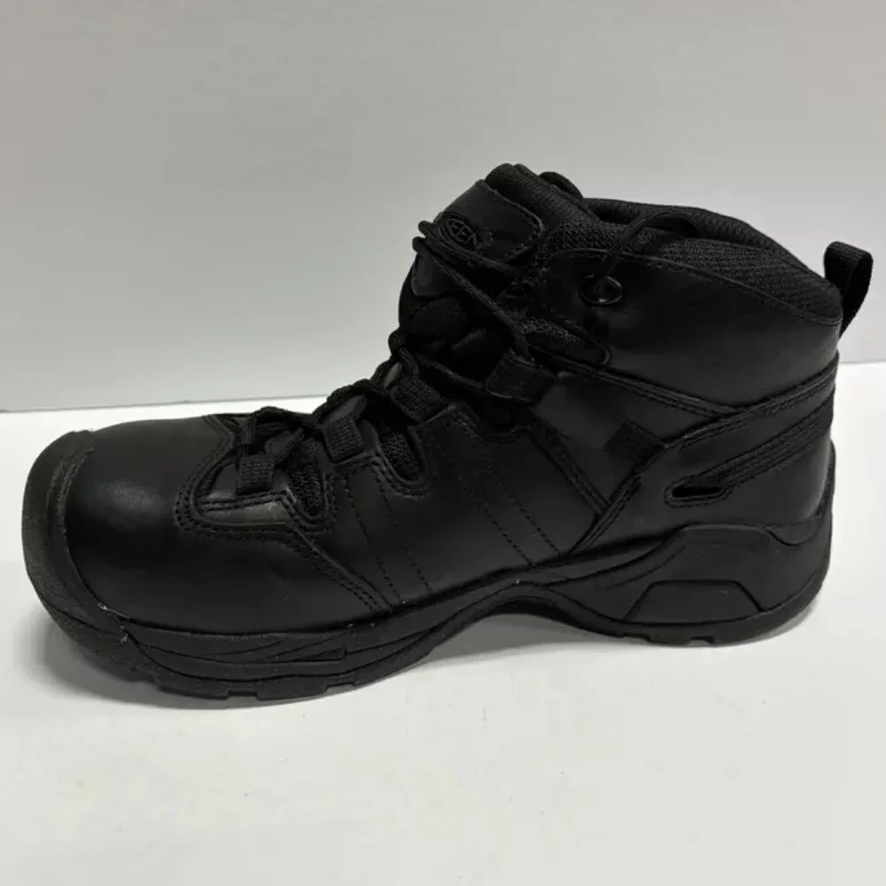 Keen Utility Men’s Detroit XT Mid Waterproof Boots Black, Size 8.5 D